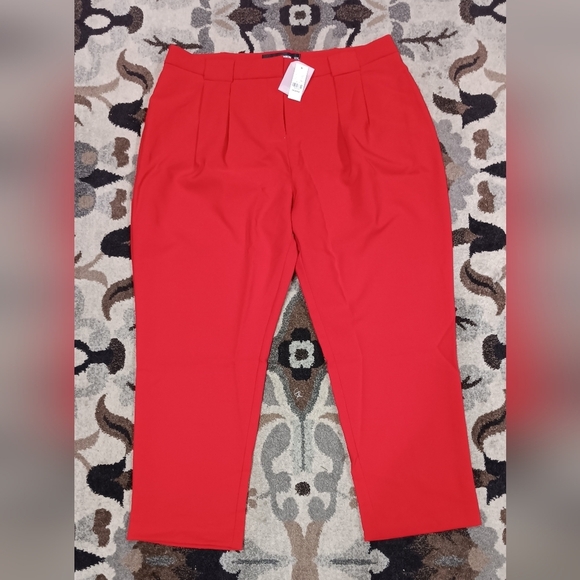 Gabrielle Union Pants - Gabrielle Union Tapered Leg Dress Career Pants Red High Waist Pant NWT Sz XXL/20